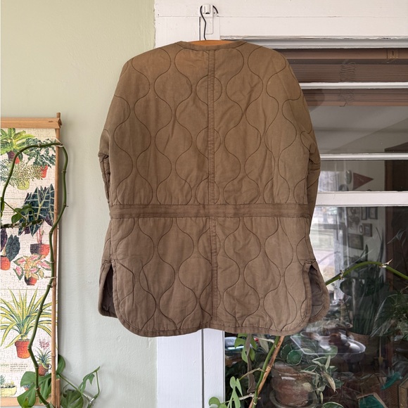 Madewell Quilted Green Utility Jacket - Picture 6 of 7